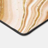 Logo Rectangulaire Moderne Faux Agate Doré (Coin)
