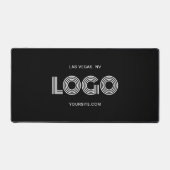 Logo rectangulaire moderne noir et blanc (Recto)
