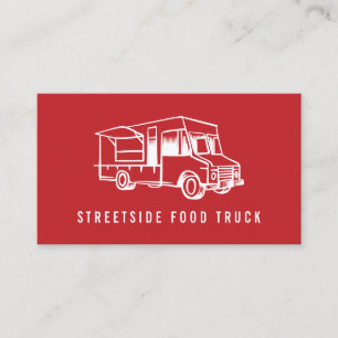 Logo Red Food Truck Visitekaartje