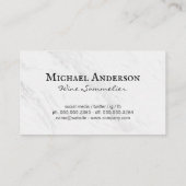 Logo Red Wine Pour | Carte Punch (Dos)
