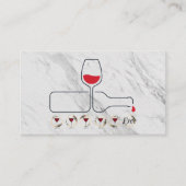 Logo Red Wine Pour | Carte Punch (Devant)