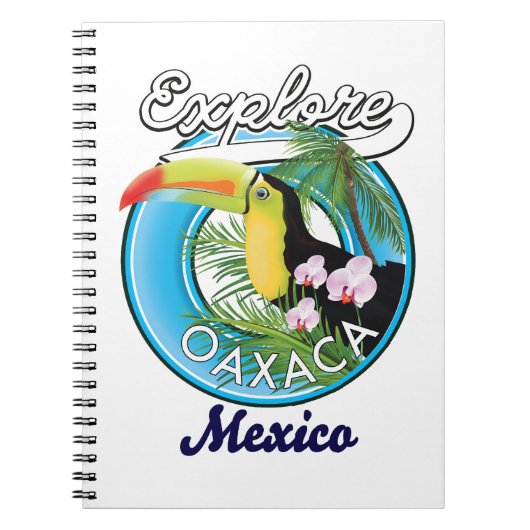 Logo reizen Oaxaca Mexico Notitieboek (Voorkant)