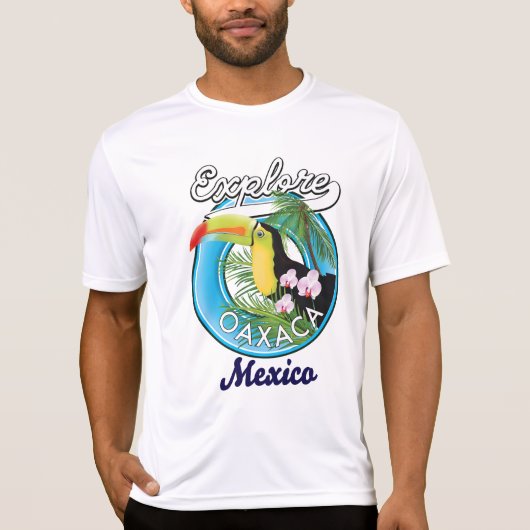 Logo reizen Oaxaca Mexico T-shirt (Voorkant)