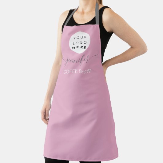 Logo Restaurant Bakery Catering Bakery. Roze Schort (Insitu)