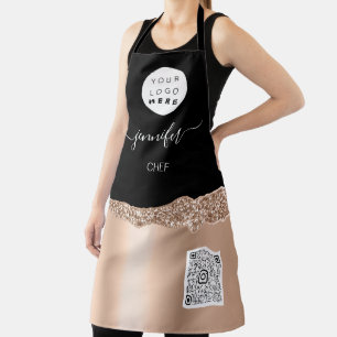 Logo Restaurant bakkerij Catering Cake Name Roos Schort