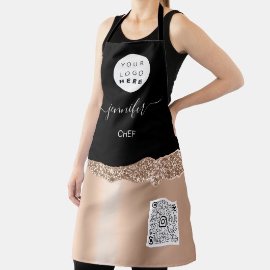 Logo Restaurant bakkerij Catering Cake Name Roos Schort (Insitu)