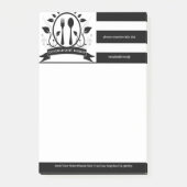 Logo Restaurant Post-it® Notes (Voorkant)