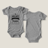 Logo Retro Moderne Famille Reunion (Design Recto & Verso)