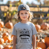 Logo Retro Moderne Famille Reunion