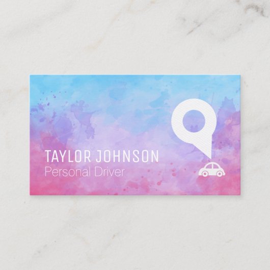 Logo rijden | Auto-services Visitekaartje (Voorkant)