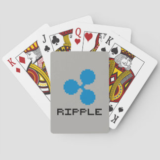 Logo Ripple XRP 8-Bit | Cartes à jouer