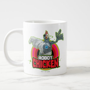 Logo Robot Chicken Character Extra Grote Beker