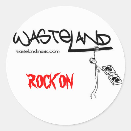 LOGO/ROCK SUR STICKER (Devant)