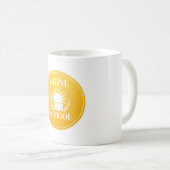 Logo rond de tasse de café (Devant droit)