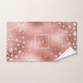 Logo roos gouddiamantzaken handdoek (Handdoek)