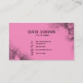 Logo rose Carte de visite (Dos)