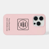 Logo rose | Conception d'entreprise moderne (Verso Horizontal)