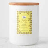 Logo Rose Flower Étiquette élégant (Devant)