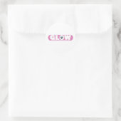 Logo rose GLOW Sticker (Sac)