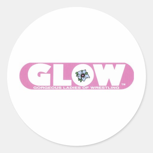Logo rose GLOW Sticker (Devant)