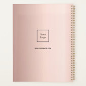 Logo rose or monogramme métal entreprise 2026 (Dos)