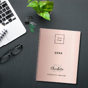 Logo rose or monogramme métal entreprise 2026