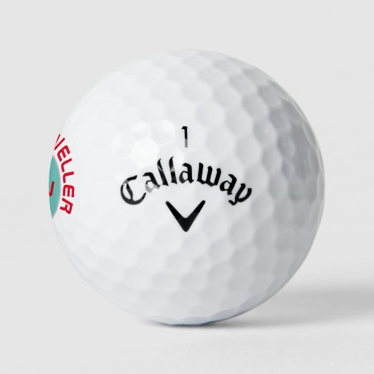 logo rouge rouge cool balles de golf (Logo)