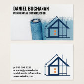 Logo Rouleaux de Peinture | Logo Plan Bleu Maison (Devant & derrière)