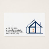 Logo Rouleaux de Peinture | Logo Plan Bleu Maison (Dos)