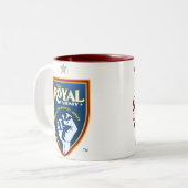 Logo royal d'armée/SLTID rouge sur la tasse rouge (Devant gauche)