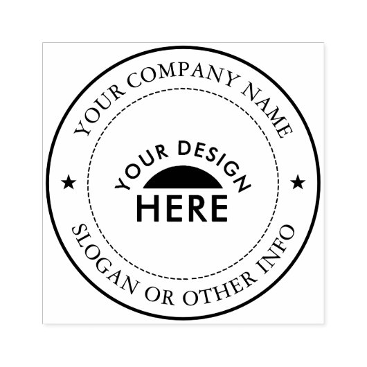 Logo Rubberstempel van de aangepaste bedrijfsorgan Rubberstempel (Afrduk)