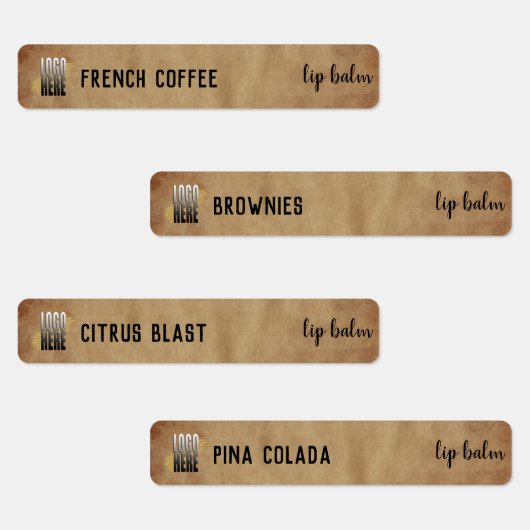 Logo Rustique Étiquettes de produits cosmétiques (Groupe)