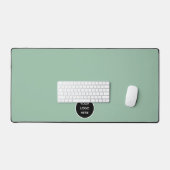 Logo Sage Green Minimal Office Élégant Pad (Clavier et souris)
