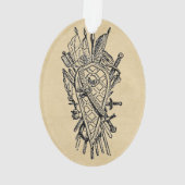 Logo Schilden en zwaard Ornament (achterkant)