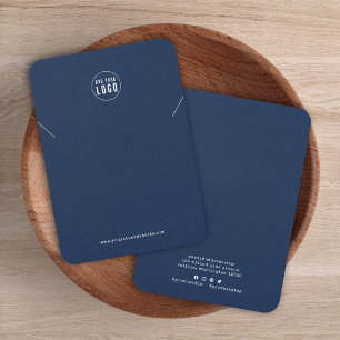 Logo Schrijfmachine Ketting Displaykaart Op Maat G Visitekaartje