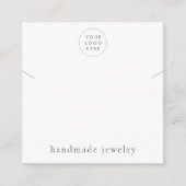 Logo Sieraden Display Kaart (Voorkant)