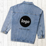Logo simple avec texte commercial promotionnel<br><div class="desc">Logo simple et moderne avec design commercial de texte personnalisé. Idéal pour un uniforme pour le personnel et les employés,  ou comme cadeau promotionnel pour vos clients et clients. Portez-les vous-même pour sensibiliser votre marque.</div>
