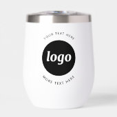 Logo Simple Avec Texte Promotionnel D'entreprise (Avant)