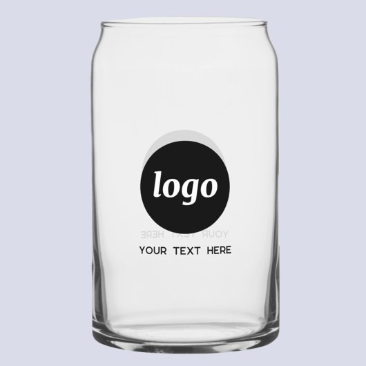 Logo simple avec texte promotionnel d'entreprise