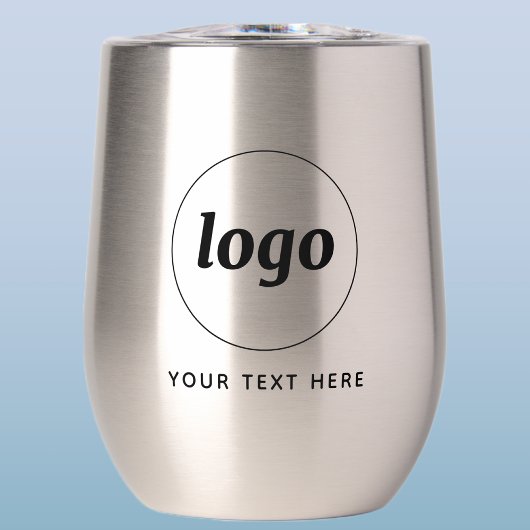 Logo Simple Avec Texte Promotionnel D'entreprise
