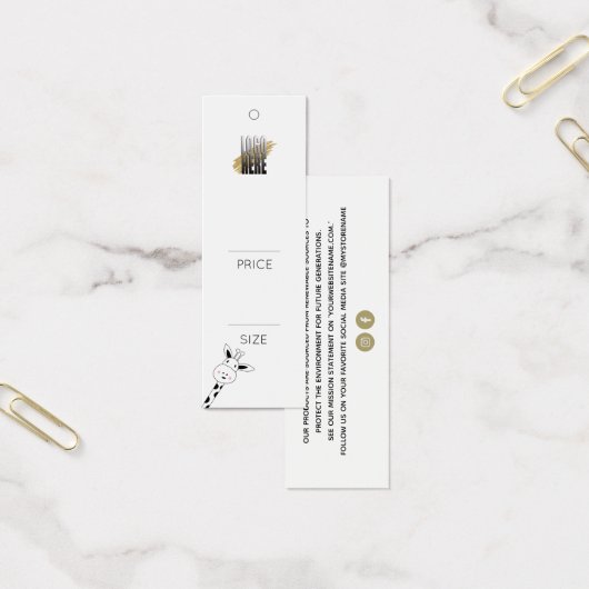 Logo simple Boutique Vêtements pour enfants Balise (Bureau)