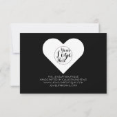 Logo simple en noir blanc Merci client (Dos)