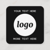 Logo simple et carte de fidélité promotionnelle te (Devant)