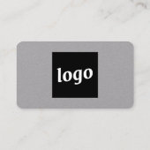 Logo simple et Carte de visite de texte (Dos)