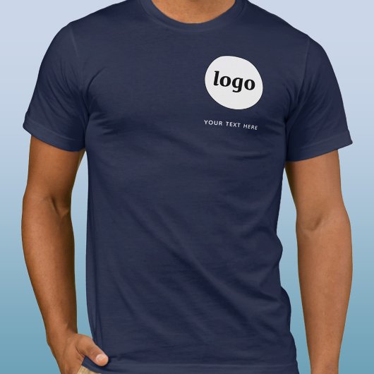 Logo simple et T-shirt Entreprise textuel