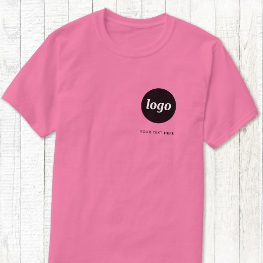 Logo simple et T-shirt Entreprise textuel