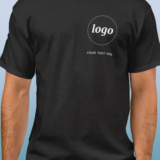Logo simple et T-shirt Entreprise textuel