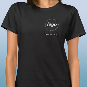 Logo simple et T-shirt Entreprise textuel