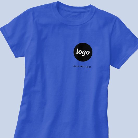 Logo simple et T-shirt Entreprise textuel