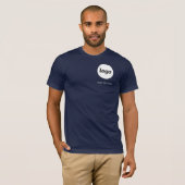 Logo simple et T-shirt Entreprise textuel (Devant entier)